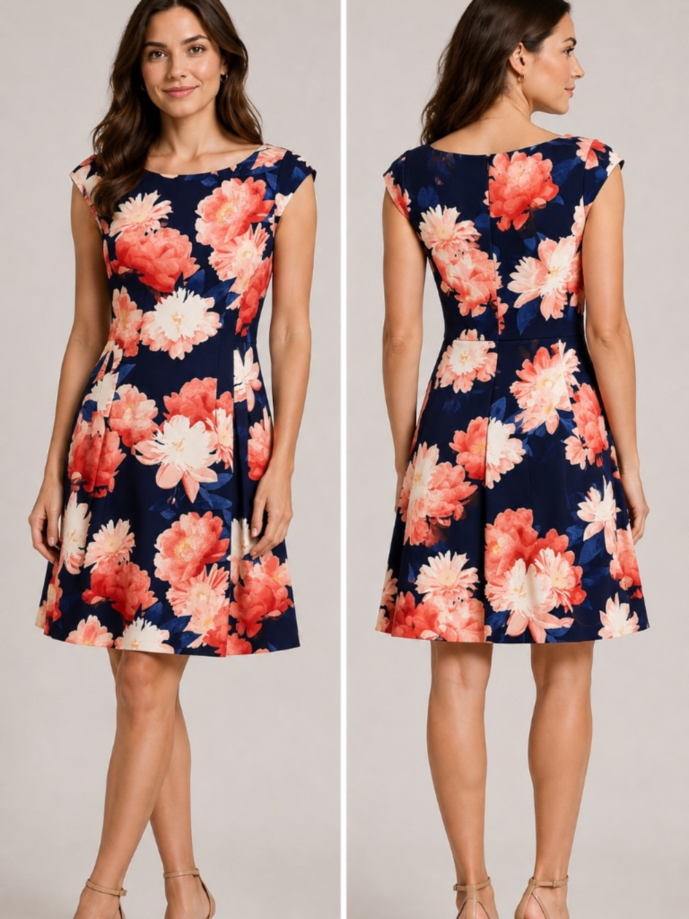 Vince Camuto - Size 6, Beautiful Floral Print, Worn only 2 to 3 times